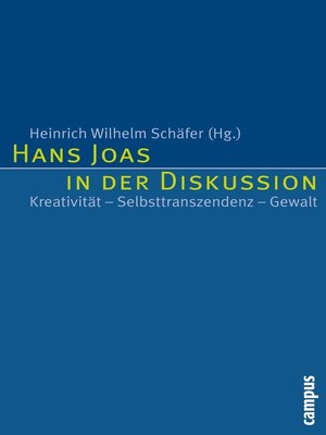 cover image of Hans Joas in der Diskussion